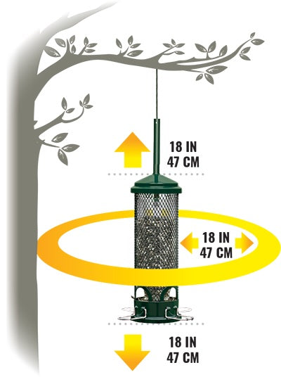 Squirrel Buster Mini bird feeder