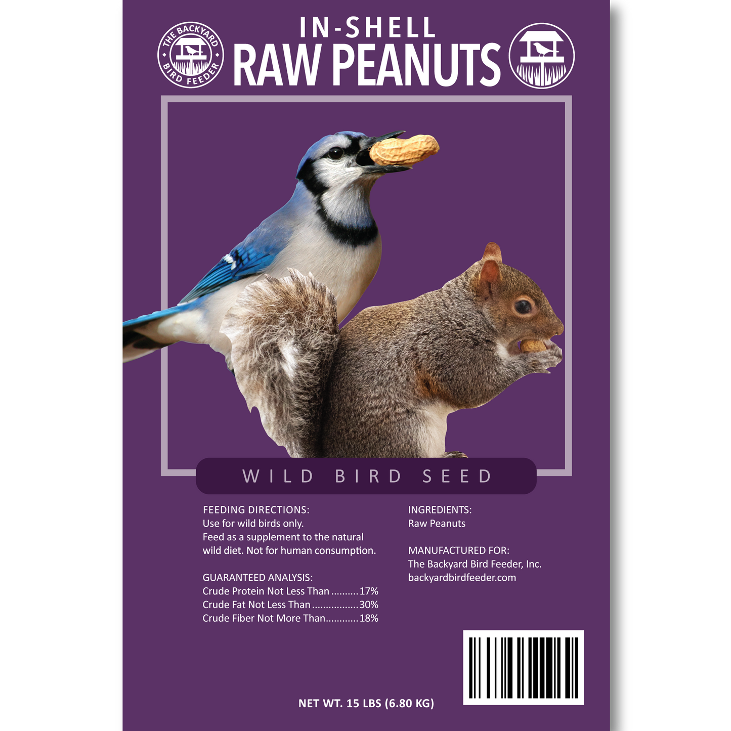 Peanuts, In-Shell - 15 pounds