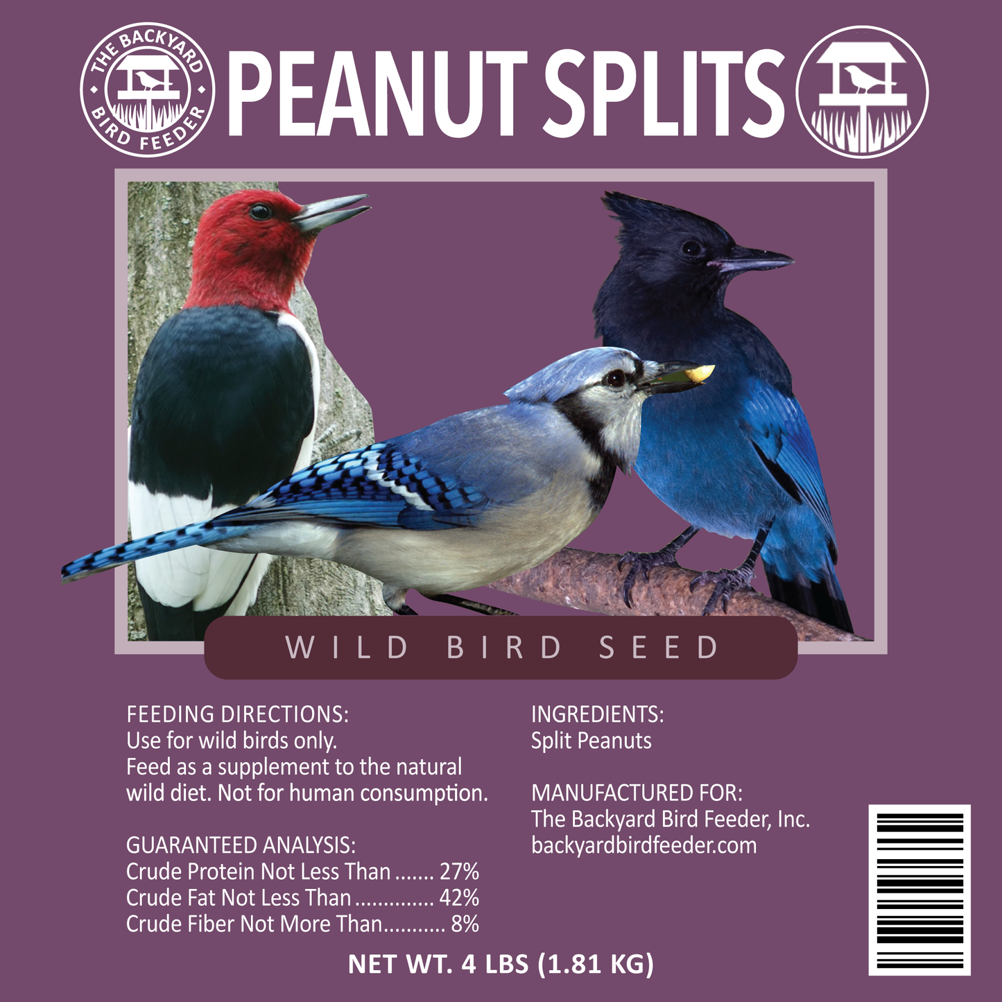 Peanuts, Shelled - 4 pounds