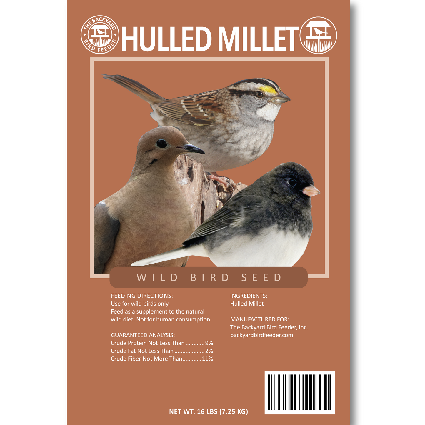 Millet, Hulled - 16 pounds
