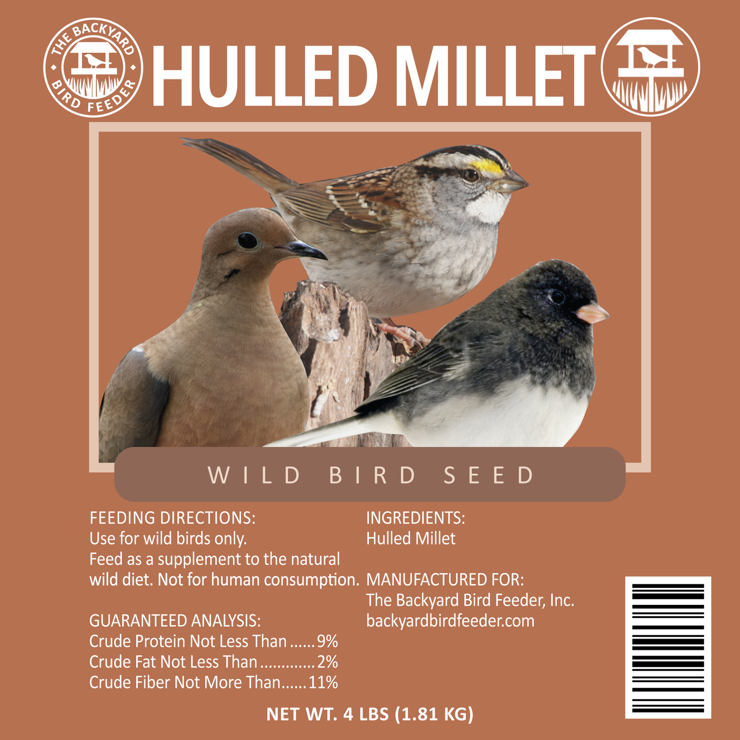 Millet, Hulled - 4 pounds