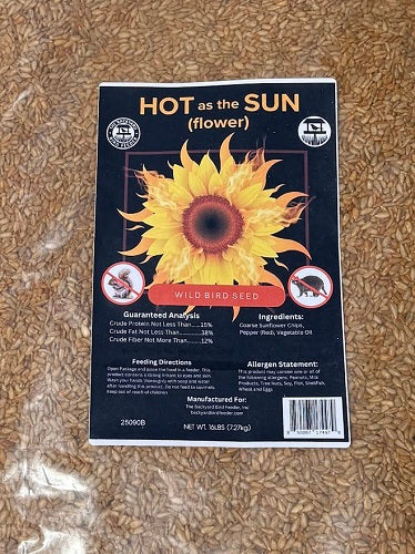 Hot as the Sunflower - 16 pounds