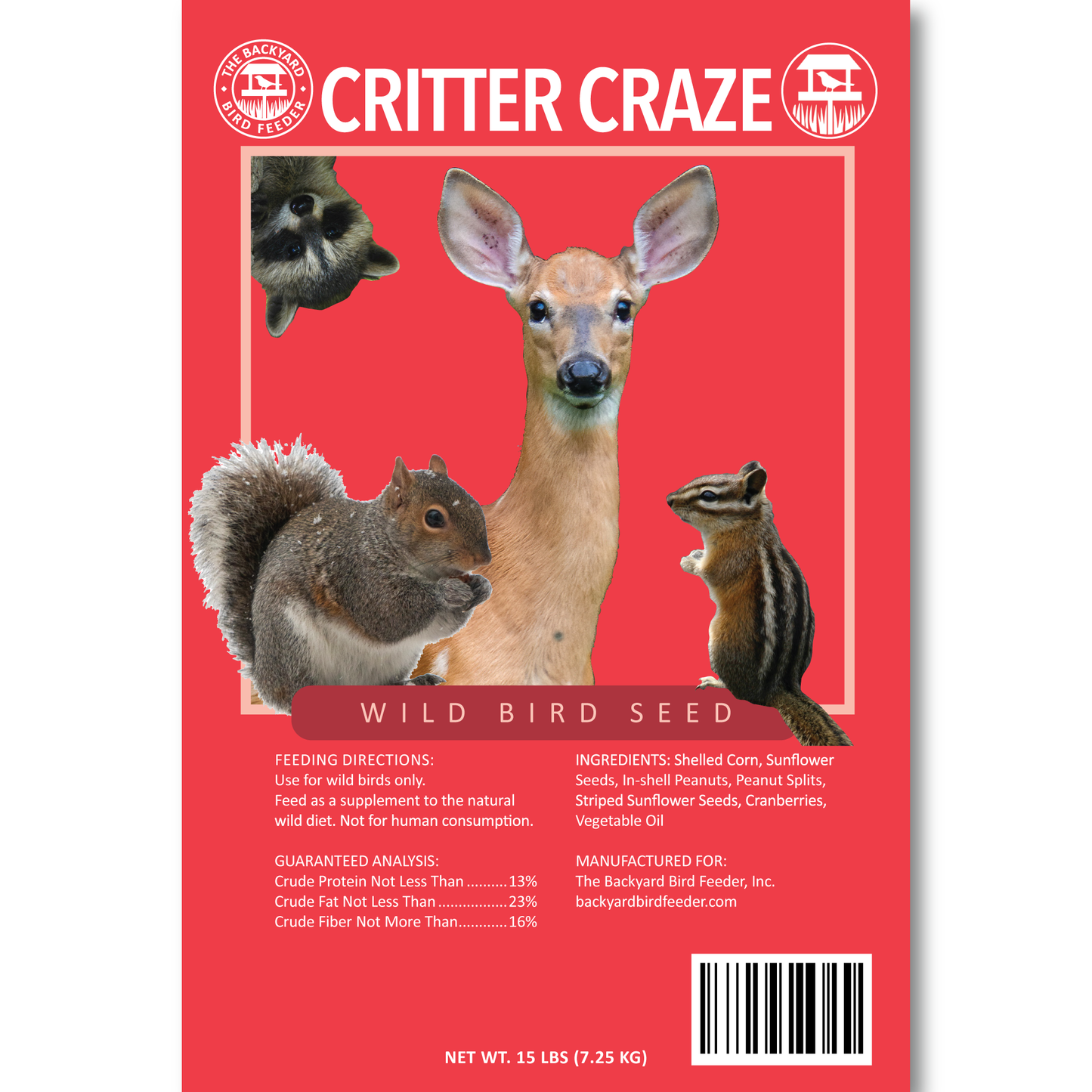 Critter Craze - 15 pounds