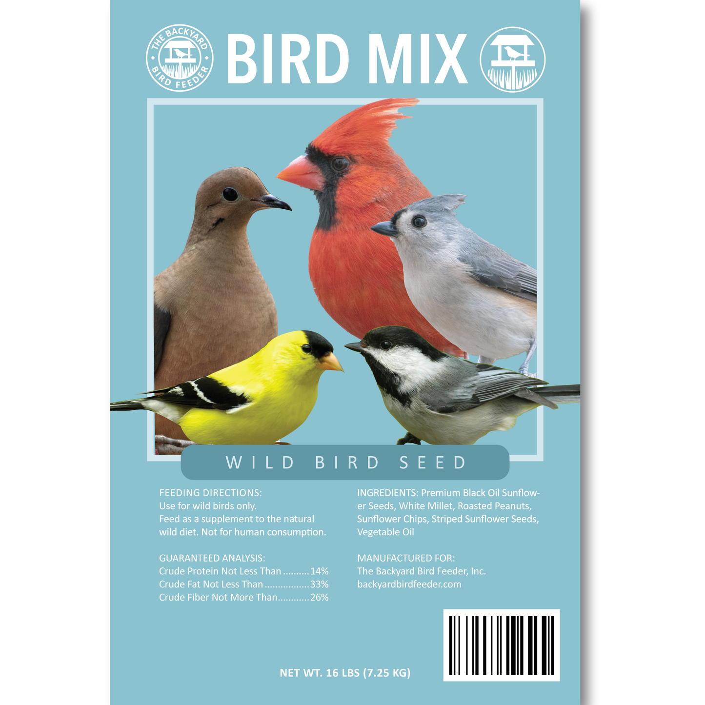 Bird Mix - 16 pounds