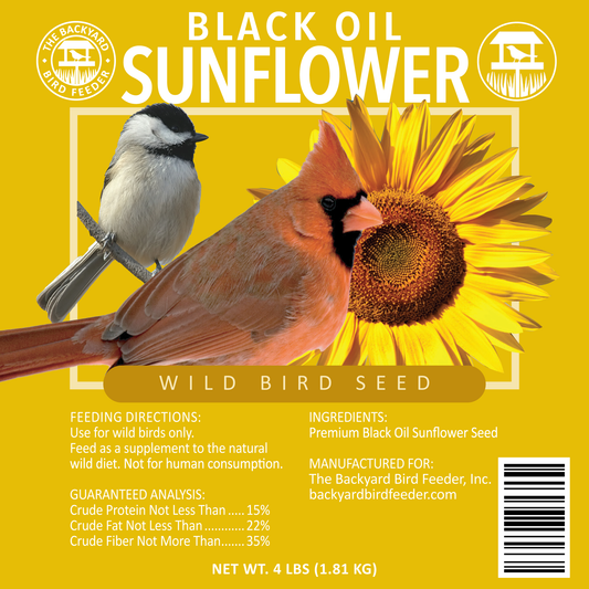 Black oil sunflower - 4 pounds